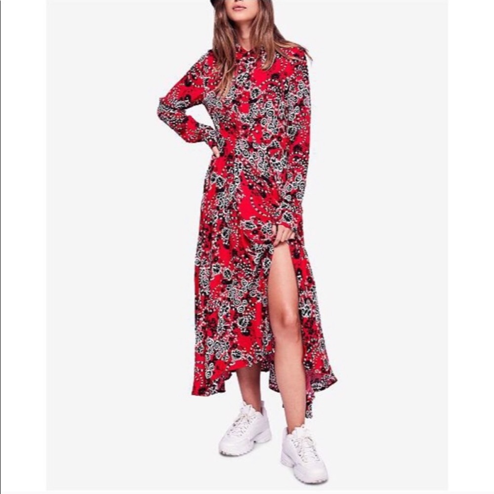 HP 💖 Free People Shirt Dress - Picture 7 of 8